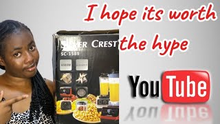 How to know the original silver crestunboxingsilver crest blender [upl. by Kyla]