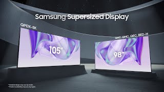 Supersized Display Scale up your business with a supersized screen  Samsung [upl. by Ellerad]