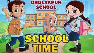 Chutki  Back to School  Cartoons for Kids  First Day at School [upl. by Neelik]