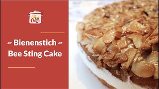 Omas Bienenstich Recipe  German Bee Sting Cake [upl. by Dion]