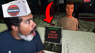 The FULL VERSION of the FAST FOOD HORROR Game is Finally Here 🍔💀 Happys Humble Burger Farm EP 1 [upl. by Oznerol]