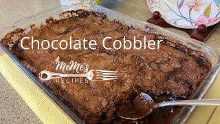 MeMes Recipes  Chocolate Cobbler [upl. by Wolfie774]