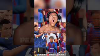 Ronaldo SCORES and Speeds PC falls on his head ishowspeed ishowspeedclip fyp fifa ronaldo [upl. by Brower]