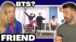 My Friend Reacts to BTS First Reaction [upl. by Atniuqal]