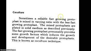 Protoplast culture [upl. by Hsital]