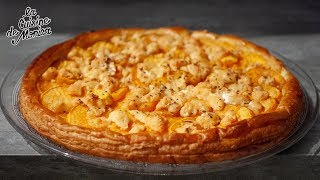 Tarte fine aux patates douces et fromage de chèvre  La Cuisine de Monica [upl. by Eiryt]