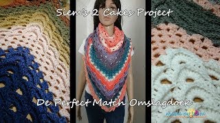 De Perfect Match Omslagdoek  Haken  Tutorial [upl. by Wenn]