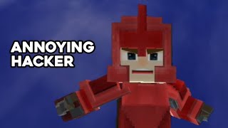 I Met ANNOYING Hacker in Bedwars 😠 Blockman Go [upl. by Lise]