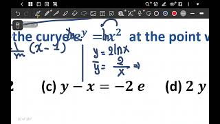 solution homework tangent and normal tangent [upl. by Jillie440]