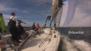 Farr 11s quotStray Dogquot A2 amp 3 Hoist Roostertail 22kts by David Inglis [upl. by Yentroc174]