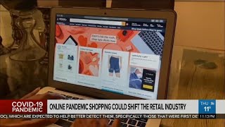 Online pandemic shopping could shift retail industry [upl. by Enilorac53]