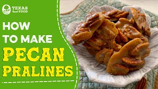 Pecan Praline Recipe  How to Make Pecan Pralines [upl. by Yrem]