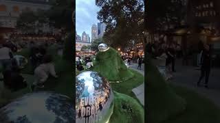 Some nature exhibition in Bryant Park  New York City [upl. by Newob]