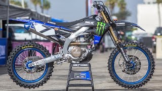 Inside Aaron Plessingers Factory Yamaha YZ450F  Motocross Action Magazine [upl. by Nilyram]