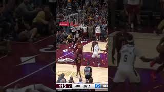 Jarrett Allen CLUTCH rejection Cleveland Cavaliers NBA Basketball Cavs NBA Basketball [upl. by Notyalk721]