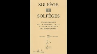 Lavignac Solfege Book 2A No1 [upl. by Maurie]