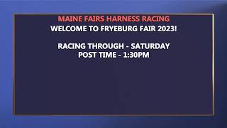 Fryeburg Fair October 4th Harness Racing [upl. by Htebizile]