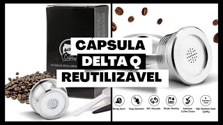 Cápsula Reutilizável Delta Q Cafeteria de Café Expresso Delta Q Quick [upl. by Ylaek]