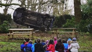 Too much Shocking speeding advert shows children getting crushed by car [upl. by Houser890]