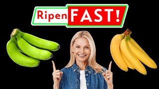 How To Ripen Bananas FAST StepbyStep Guide [upl. by Logan]