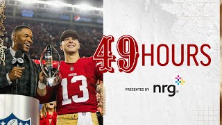 49 Hours Checking Off the NFC Championship  49ers [upl. by Newberry]