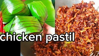 CHICKEN PASTIL  PANLASANG PINOY  PASTIL RECIPE  HOWTO [upl. by Kred]