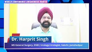 Health Tips on Urinary incontinence by By Dr Harprit Singh [upl. by Ecenahs747]