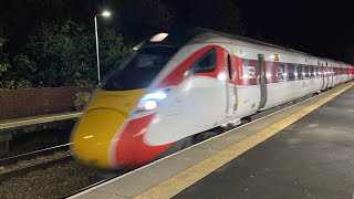 LNER Azuma on diversion 800112 1N33 London Kings Cross to Newcastle 2106 1E 20102024 [upl. by Adams]