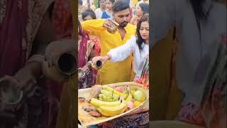 Chhath Puja 🙏shortsvideo reels puja video [upl. by Maghutte]