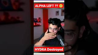 Alpha Clasher left Hydra 🥺 gamingcominity hydra alphaclasher DynamoGaming AlphaClasher [upl. by Mendelsohn]