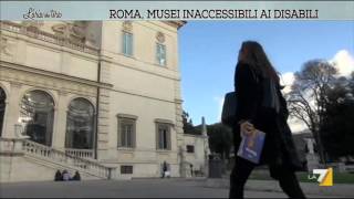 Roma Musei inaccessibili ai disabili [upl. by Sansen]