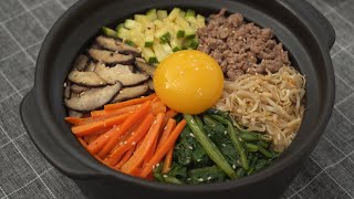 Bibimbap  Korean Spicy Mixed Rice [upl. by Wheaton]