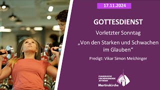 Volkstrauertag 2024 10 Uhr – mit Vikar Simon Melchinger [upl. by Holmes399]