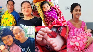 আজকে বৌদির কাছে গিয়ে পুচুর মুখ দেখালাম baby babygirl babyboy life status [upl. by Howzell]