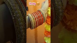 Meesho Ethnic Unboxing😱Red Bangles✨️shortsytshorts unboxing meeshobangles festival sale red [upl. by Jp]