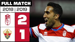 Granada CF 21 Elche CF  PARTIDO COMPLETO  LALIGA HYPERMOTION 20182019 [upl. by Llovera]