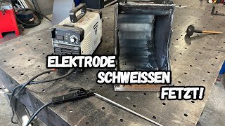 Baggerlöffel Eigenbau  Elektrode schweißen [upl. by Lien863]