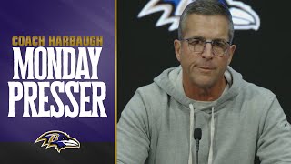 John Harbaugh Discusses Preparation for Broncos  Baltimore Ravens [upl. by Yzeerb674]