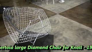 the595projectcom  Bertoia Large Diamond Chair [upl. by Milissent]