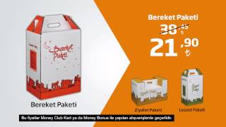 Migros Bereket Paketi Cebinize iyigelecek [upl. by Abshier]