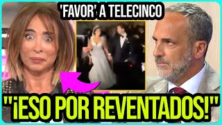 👉¡HUNDEN a María Patiño y Ni que fuéramos shhh desde Telecinco por EXCLUSIVA BODA Ángel Cristo Jr [upl. by Adirf249]