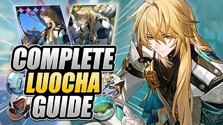 LUOCHA COMPLETE GUIDE Best Builds Light Cones Relics Teams amp MORE in Honkai Star Rail [upl. by Evangelin639]