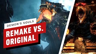 Demons Souls Remake Gameplay PS5 vs PS3 Graphics Comparison [upl. by Ogaitnas]