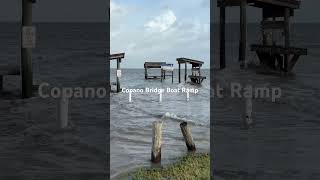 Tropical Storm Alberto flooding and damage in Rockport Texas  Copano Bridge Boat Ramp [upl. by Nnylharas551]