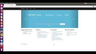 aspnet MVC with Visual studio code in Ubuntu and create database by migration [upl. by Towne]