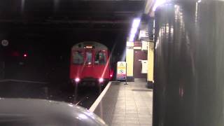 District Line D78TS uses crossover  Aldgate East [upl. by Anivram]