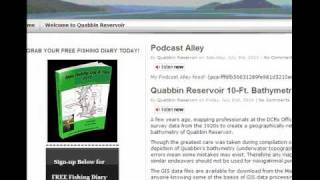 Quabbin Reservoir Bathymetric Map  A Great Fishing Resource [upl. by Yekcim]