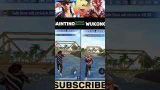 SAINTINO VS WUKONG SPEED ABLITY TEST  freefire shots [upl. by Ennovaj]