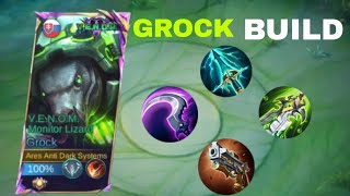 Playing Grock EXP but like a Roamer  Grock Best EXP Build 2024  Grock Gameplay  MLBB mlbb [upl. by Ecnarretal]