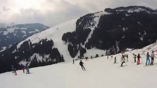 Kitzbühel  Jochberg  Resterhöhe Piste 61 Talsen [upl. by Yrelbmik]